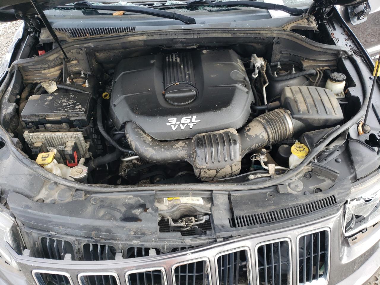 2014 Jeep Grand Cherokee VIN 1C4RJEAG3EC157234 Copart auction photo, all over damage thumbnail 13