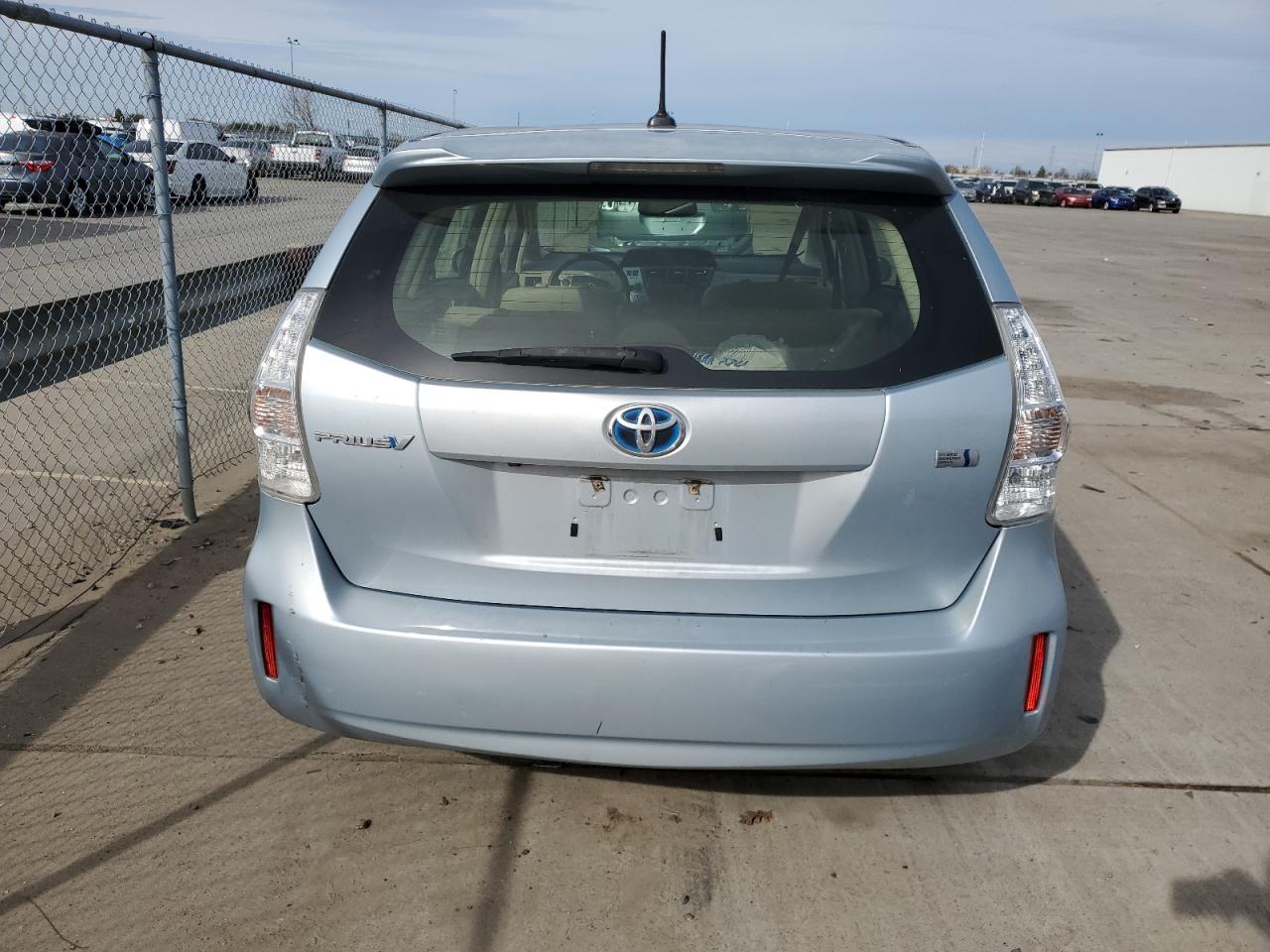 2012 Toyota Prius VIN JTDZN3EU9C3139262 Copart auction photo, front end / rear end damage thumbnail 6