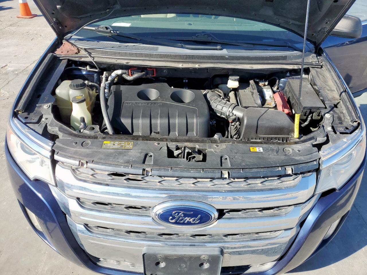 2012 Ford Edge VIN 2FMDK3K92CBA45514 Copart auction photo, undercarriage damage thumbnail 12
