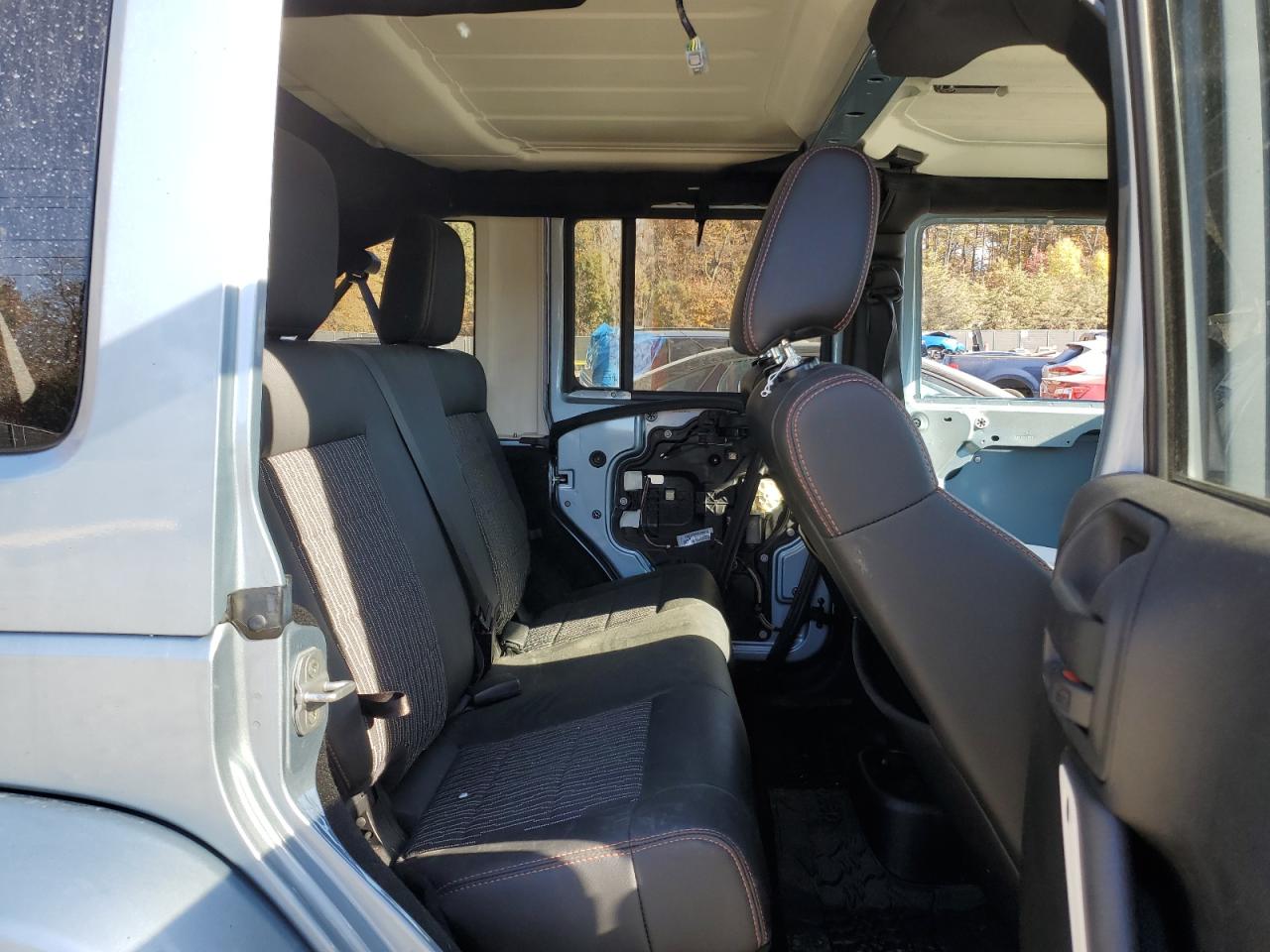 2012 Jeep Wrangler VIN 1C4BJWEG8CL148382 Copart auction photo, side damage thumbnail 10