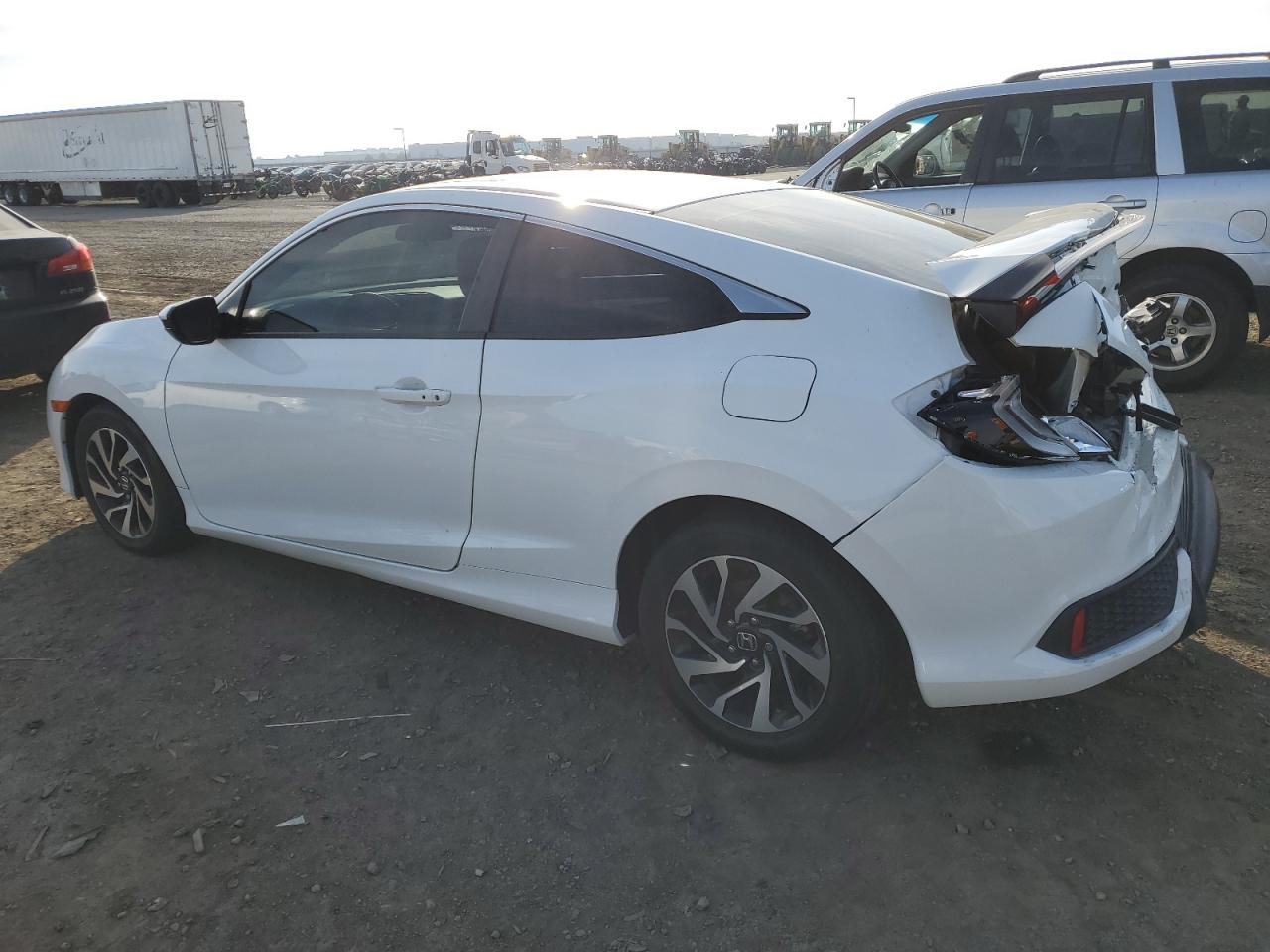 2018 Honda Civic VIN 2HGFC4B09JH306795 Copart auction photo, rear end damage thumbnail 2