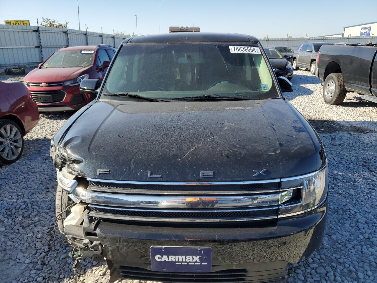 2014 Ford Flex VIN 2FMGK5C82EBD19618 Copart auction photo, front end damage thumbnail 5