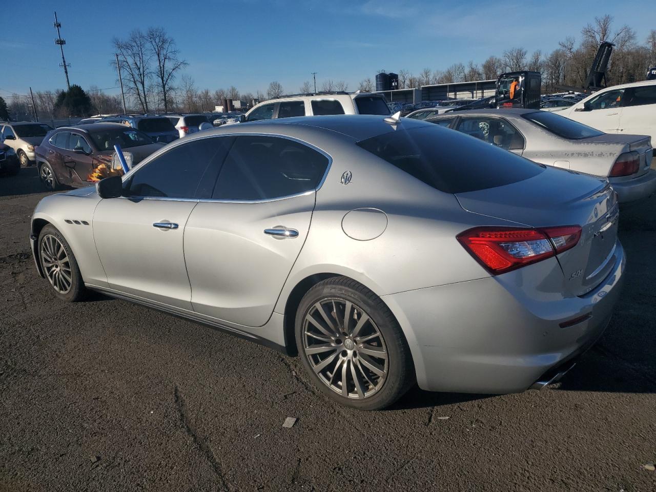 2018 Maserati Ghibli VIN ZAM57YTA5J1287556 Copart auction photo, front end damage thumbnail 2
