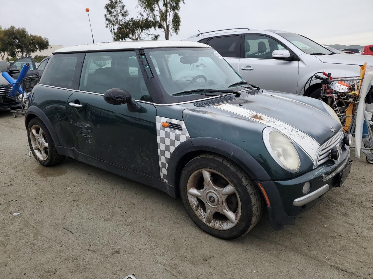 2003 MINI Cooper VIN WMWRC33493TE14900 Copart auction photo, front end damage thumbnail 4