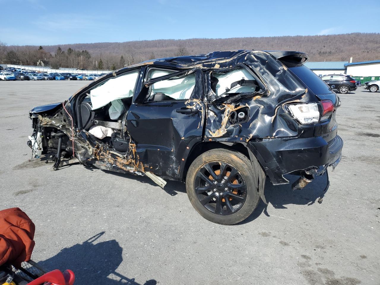 2021 Jeep Grand Cherokee VIN 1C4RJFAG9MC677653 Copart auction photo, all over damage thumbnail 2