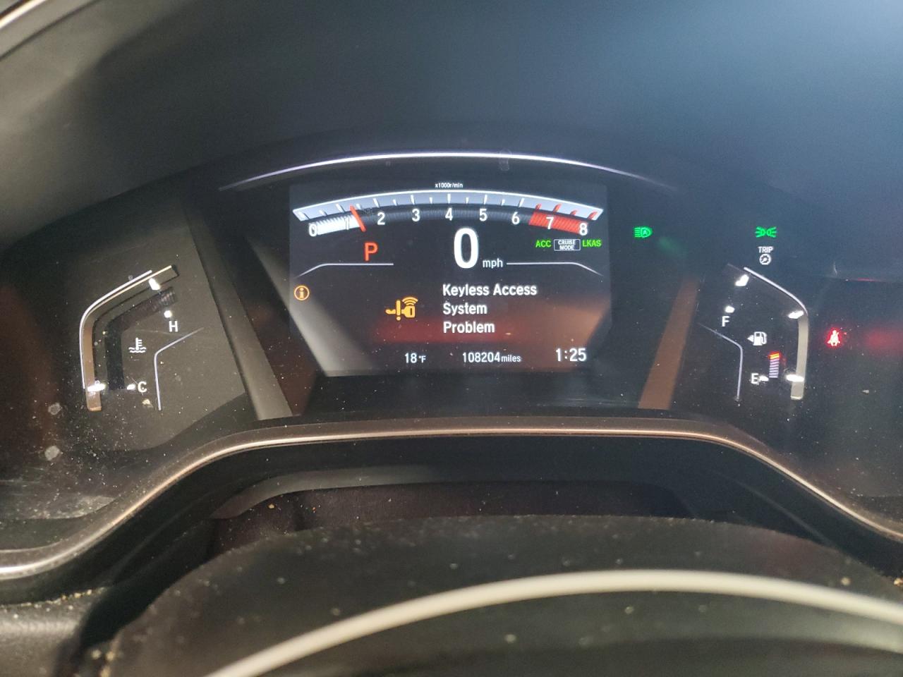 2018 Honda CR-V VIN 7FARW2H97JE070770 Copart auction photo, rear end / front end damage thumbnail 9