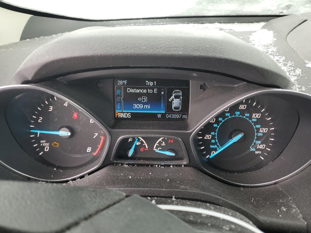 2015 Ford Escape VIN 1FMCU0G92FUC03569 Copart auction photo, front end damage thumbnail 9