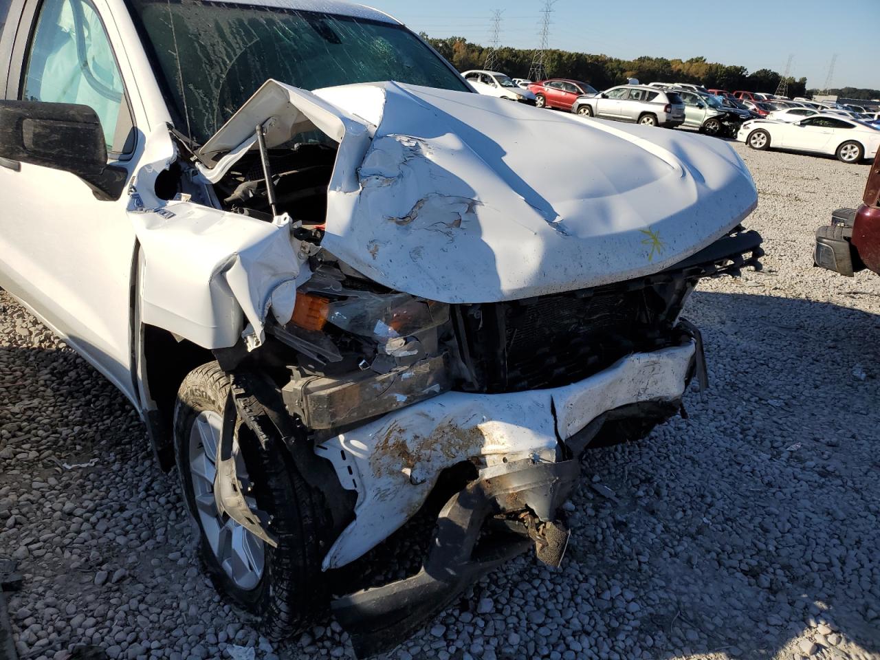 2019 Chevrolet Silverado VIN 1GCRWBEHXKZ237318 Copart auction photo, front end damage thumbnail 9