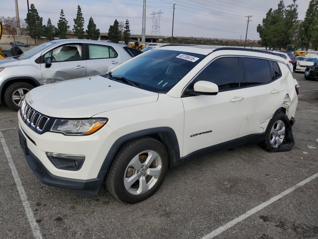 2021 Jeep Compass VIN 3C4NJCBB3MT538820 - Copart auction photo