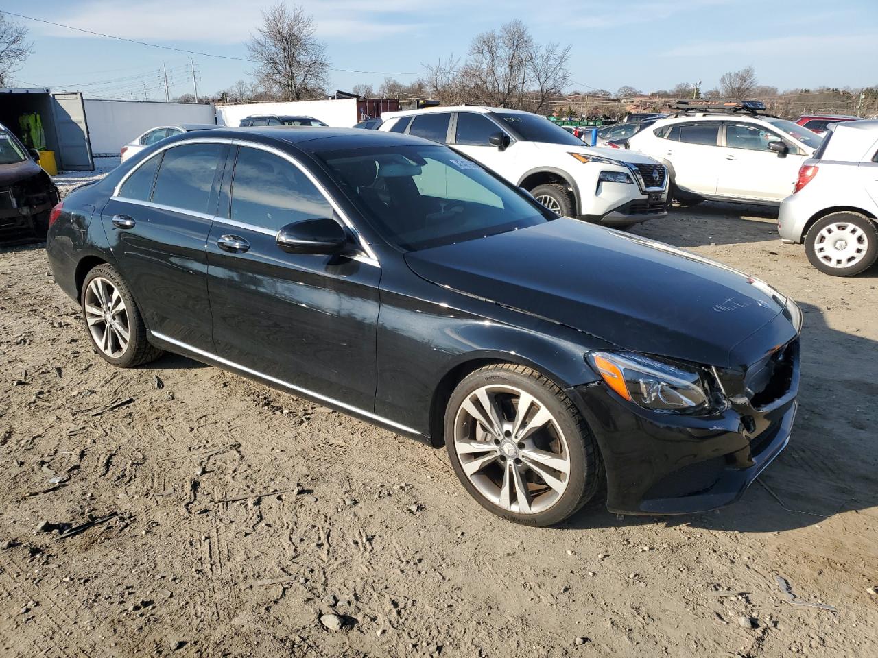 2016 Mercedes-Benz C-klasse VIN 55SWF4JB2GU171536 Copart auction photo, front end damage thumbnail 4