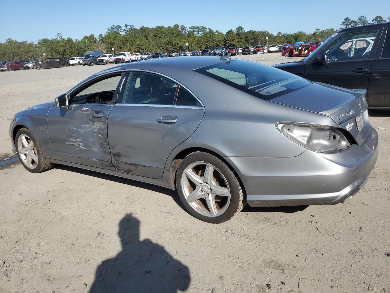 2012 Mercedes-Benz Cls-klasse VIN WDDLJ7DB6CA018229 Copart auction photo, side damage thumbnail 2