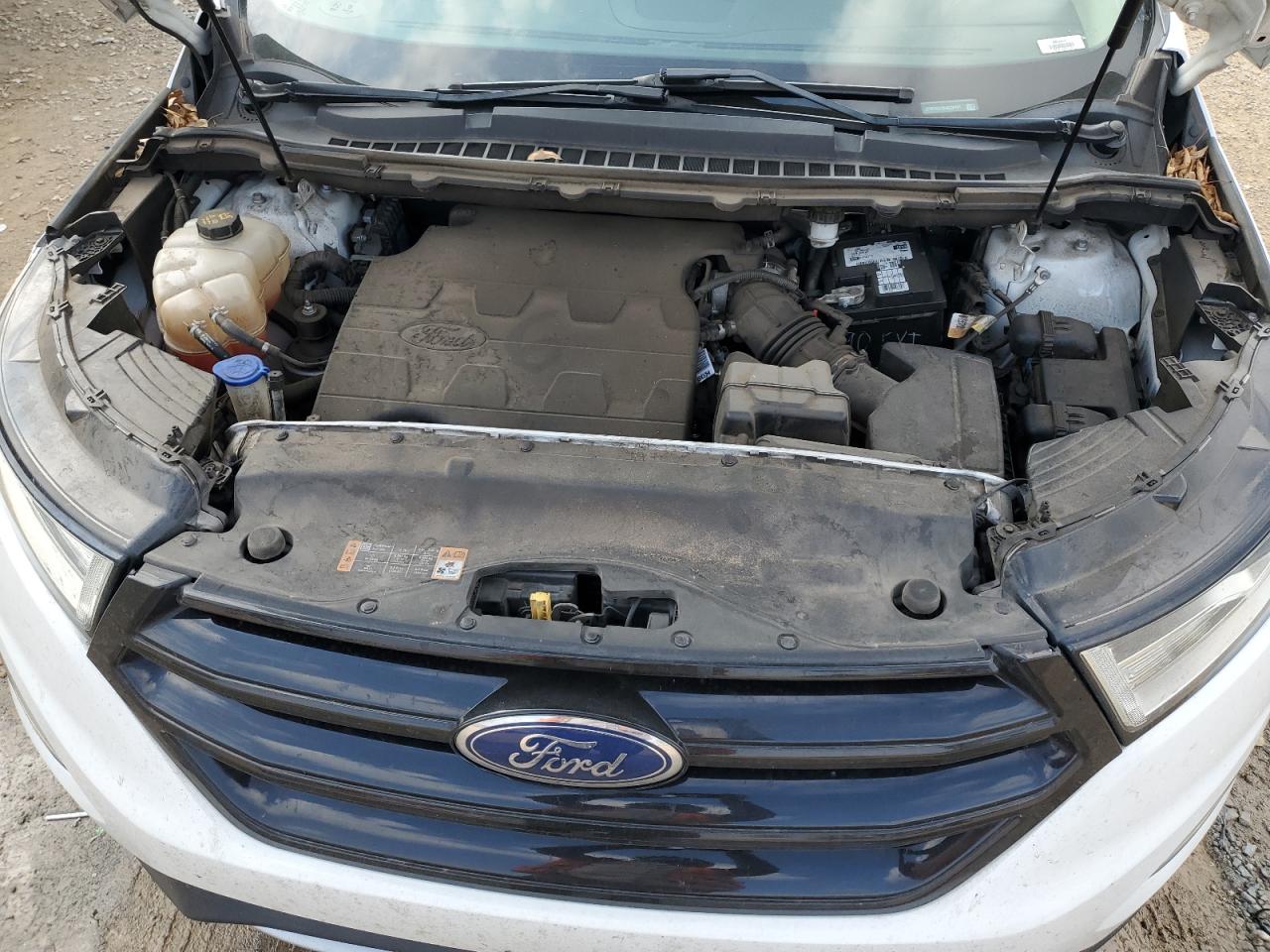 2018 Ford Edge VIN 2FMPK3J88JBC39161 Copart auction photo, front end / side damage thumbnail 13