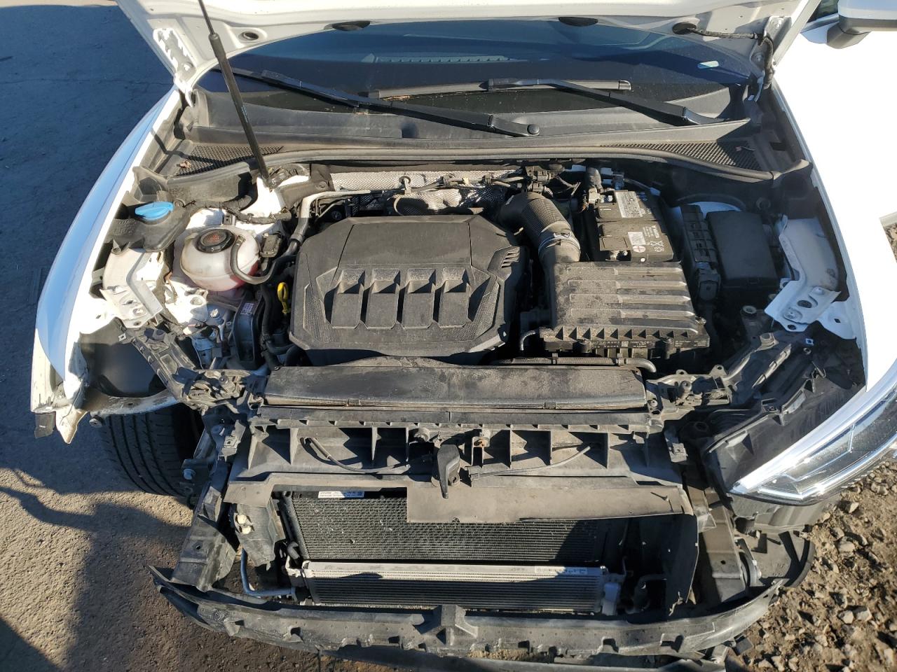 2020 Audi Q3 VIN WA1EECF3XL1125347 Copart auction photo, front end damage thumbnail 12