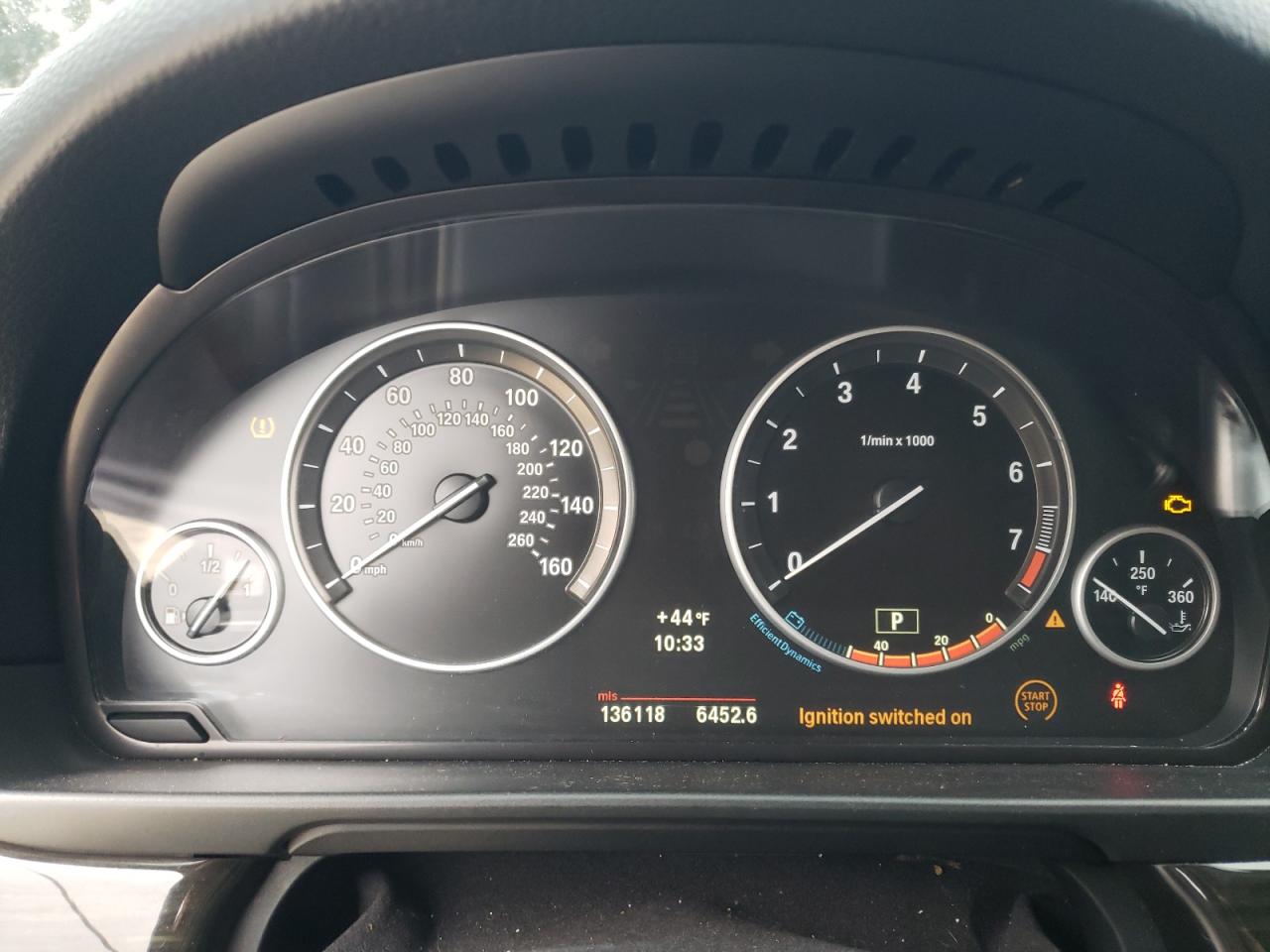 2013 BMW 5er VIN WBAXG5C56DDY36910 Copart auction photo, mechanical / side damage thumbnail 9