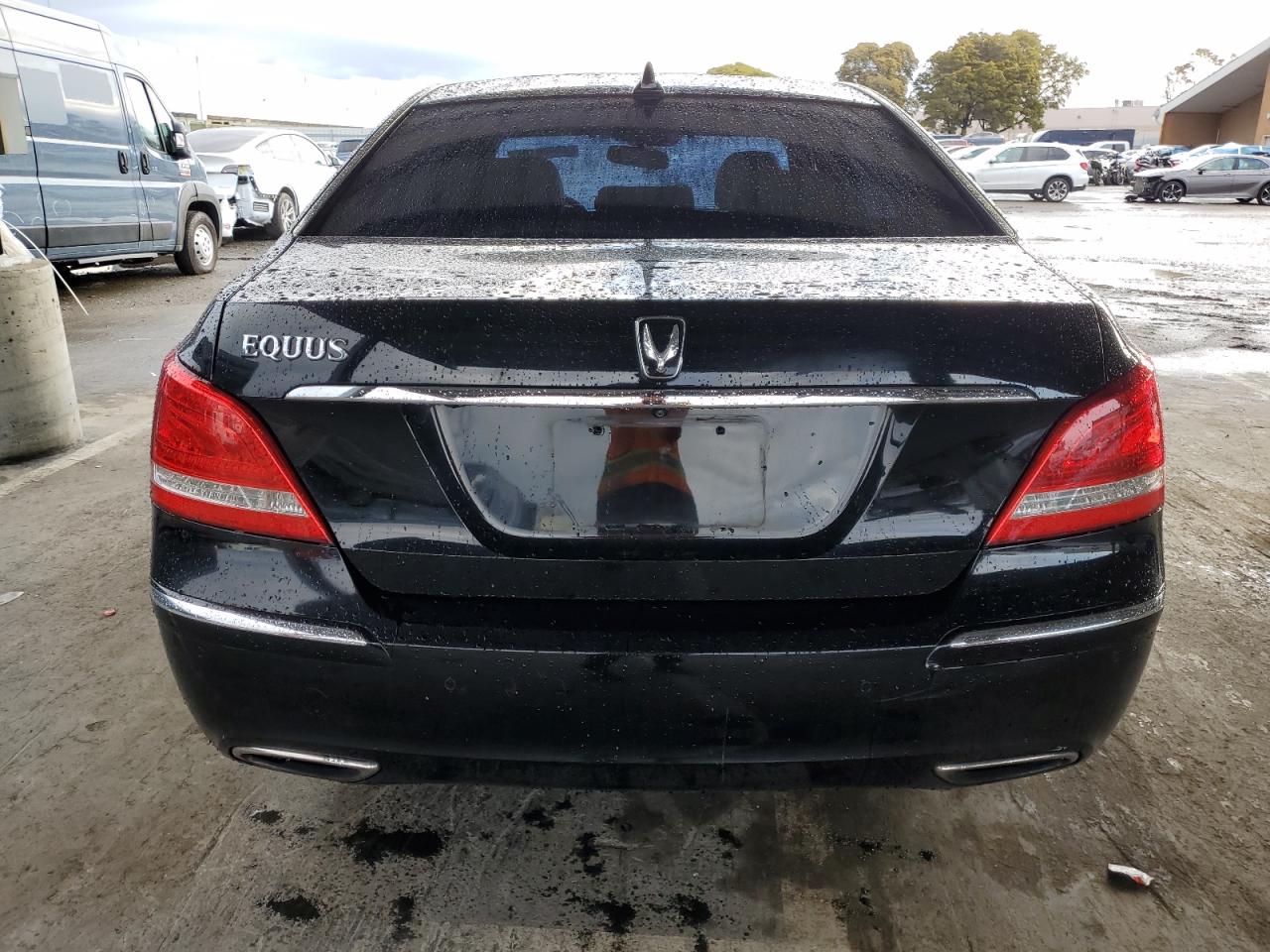 2012 Hyundai Equus VIN KMHGH4JH4CU056843 Copart auction photo, vandalism damage thumbnail 6
