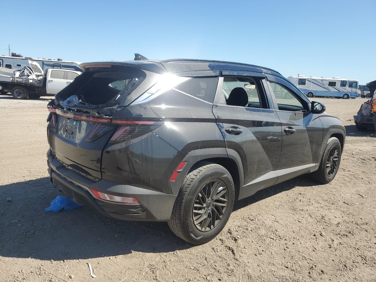 2022 Hyundai Tucson VIN 5NMJB3AE5NH111242 Copart auction photo, all over / mechanical damage thumbnail 3