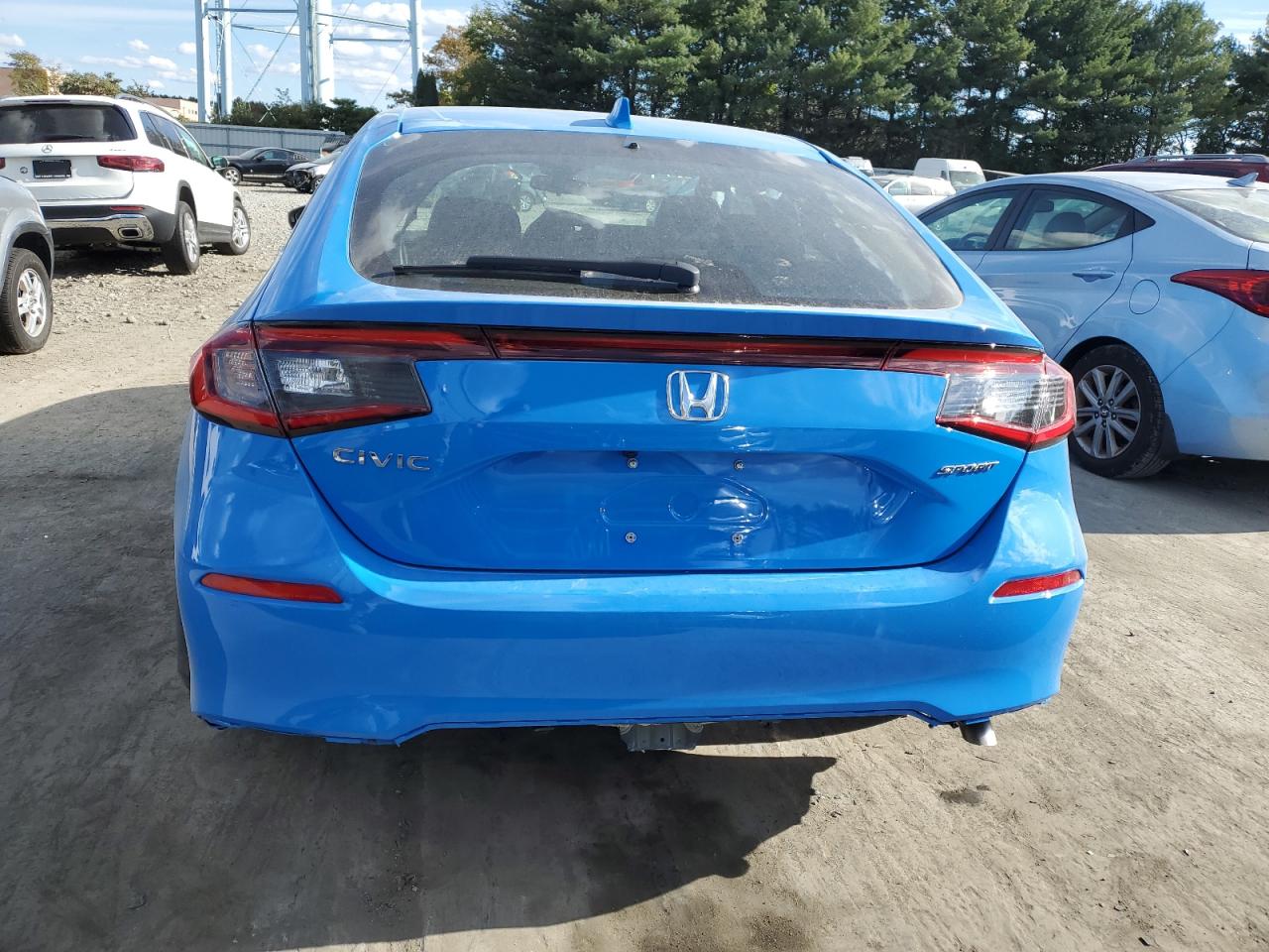 2024 Honda Civic VIN 19XFL2H81RE038820 Copart auction photo, undercarriage / front end damage thumbnail 6