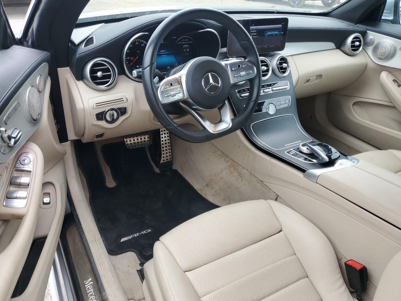 2023 Mercedes-Benz C-klasse VIN W1KWK8EB8PG117149 Copart auction photo, all over damage thumbnail 8