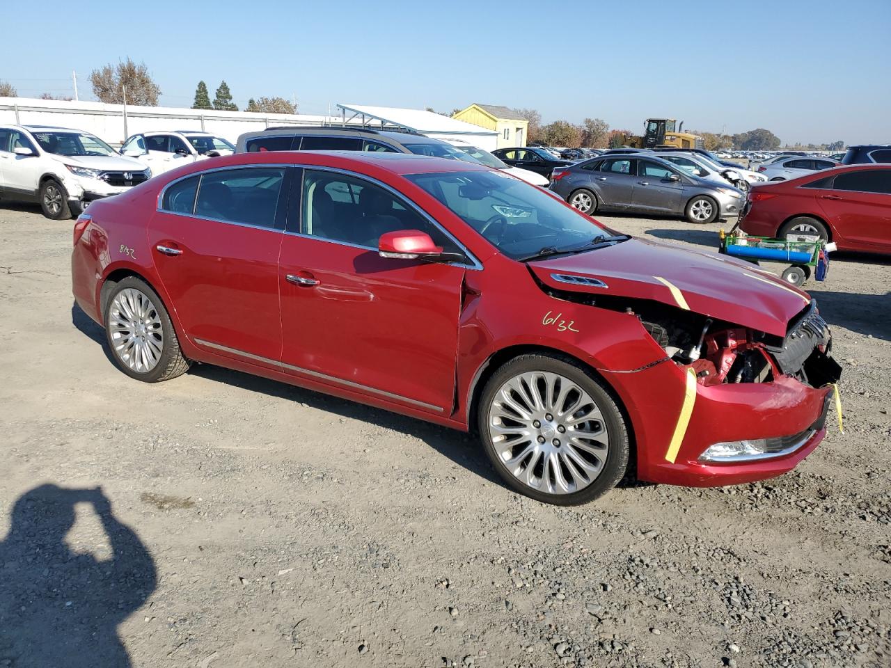 2014 Buick LaCrosse VIN 1G4GF5G39EF104559 Copart auction photo, front end damage thumbnail 4