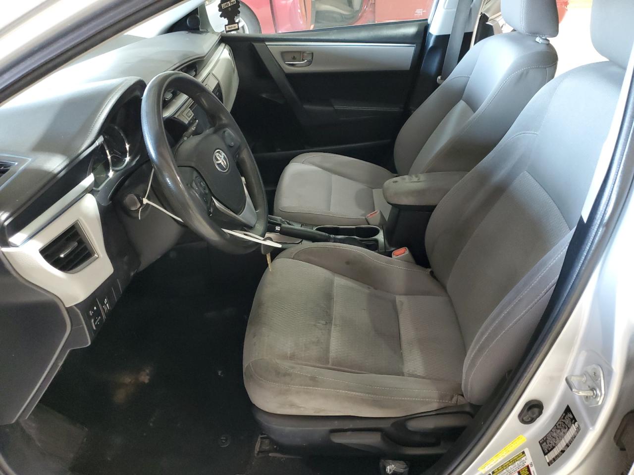 2016 Toyota Corolla VIN 5YFBURHE5GP554412 Copart auction photo, side / front end damage thumbnail 7