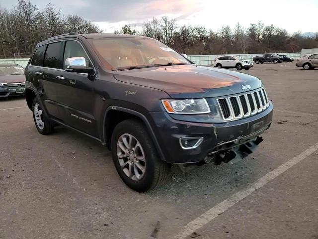 2016 Jeep Grand Cherokee VIN 1C4RJFBG9GC399596 Copart auction photo, front end / side damage thumbnail 12