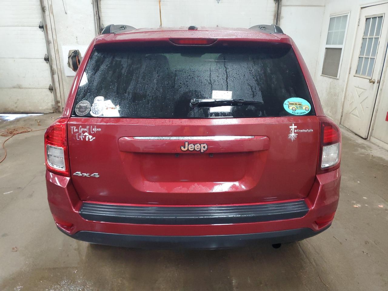 2016 Jeep Compass VIN 1C4NJDBB1GD638365 Copart auction photo, side / front end damage thumbnail 6