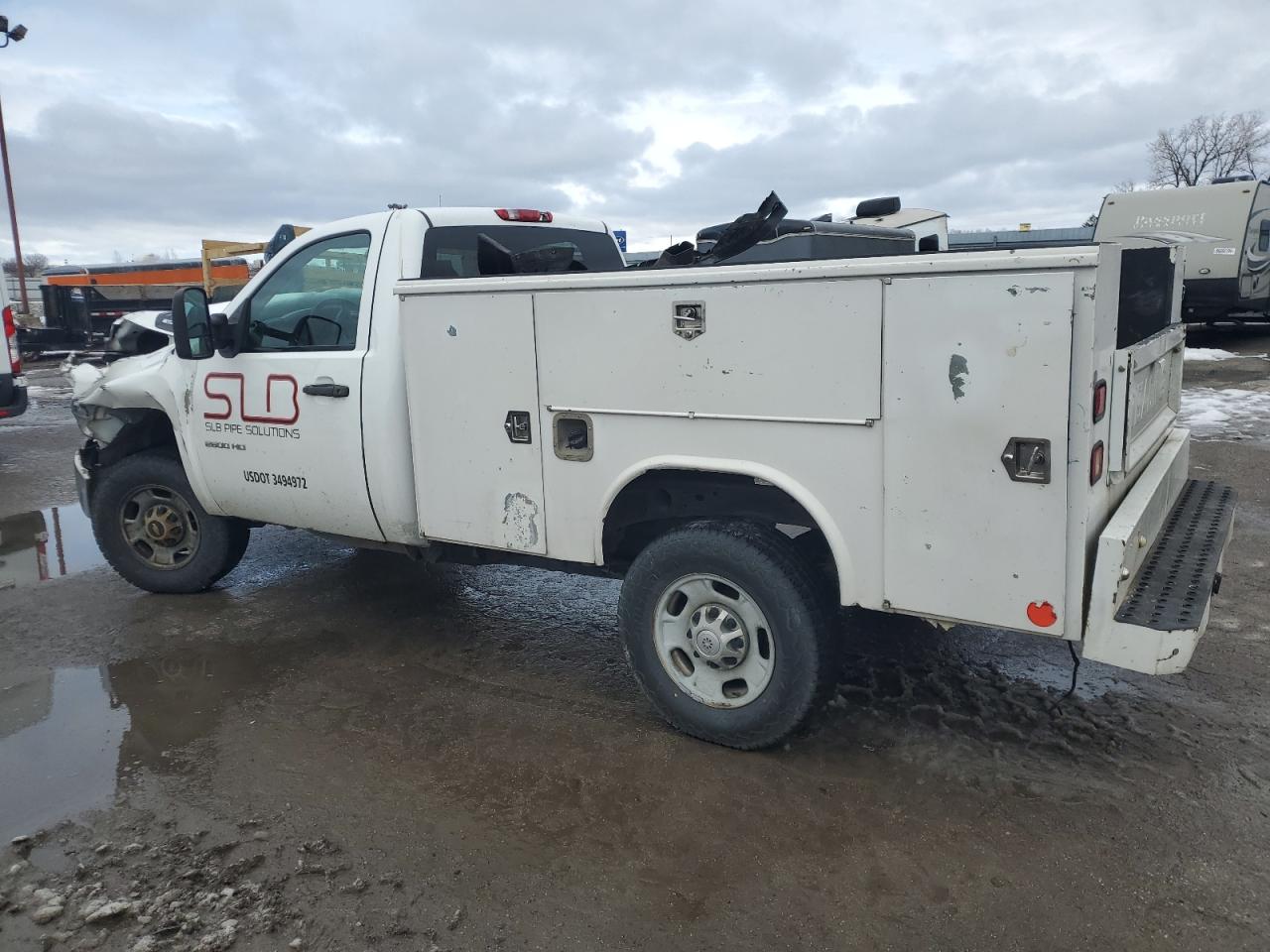 2012 Chevrolet Silverado VIN 1GB0CVCG8CF191136 Copart auction photo, front end / minor dent/scratches damage thumbnail 2