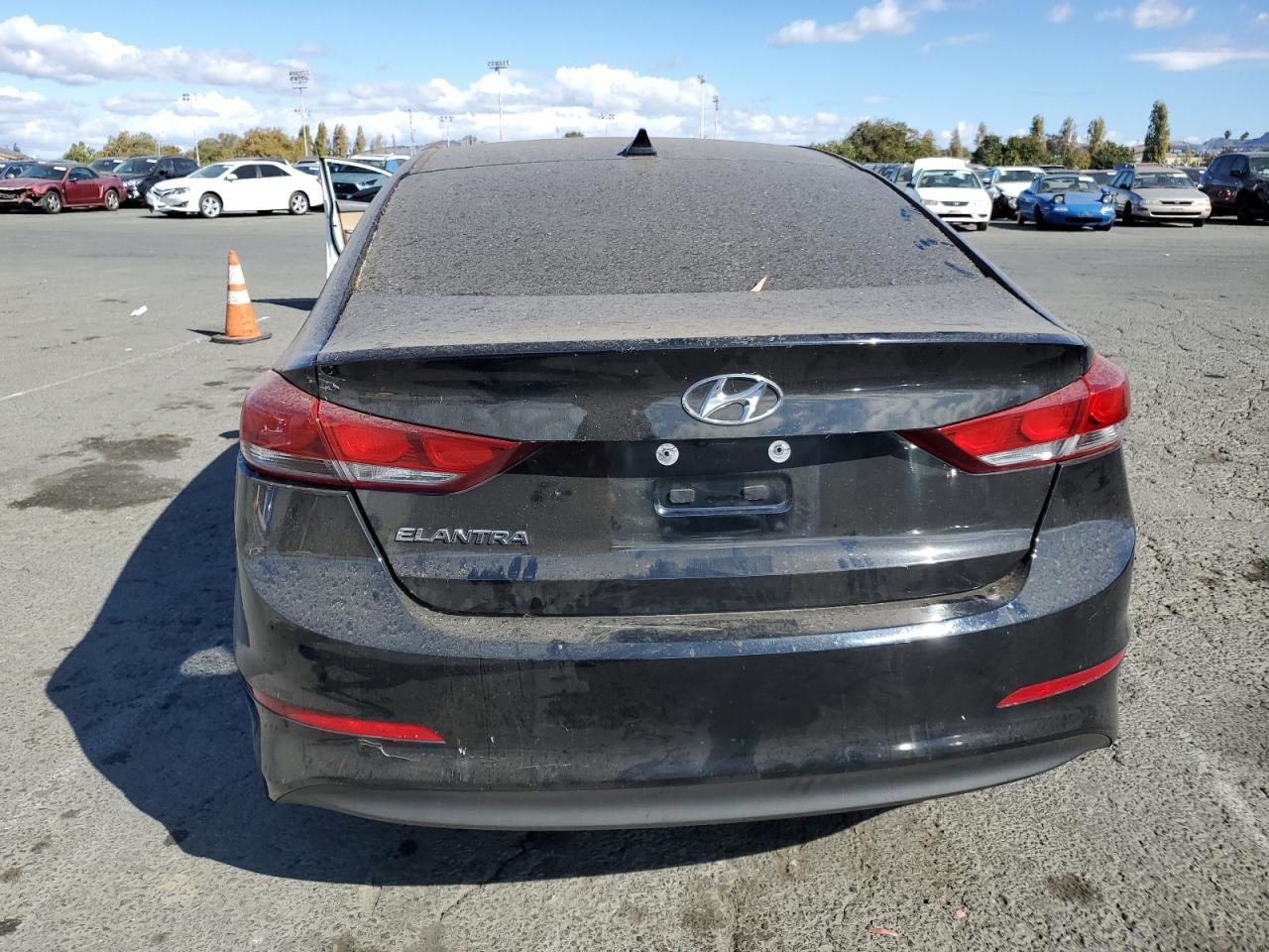 2018 Hyundai Elantra VIN 5NPD84LF4JH369871 Copart auction photo, front end damage thumbnail 6