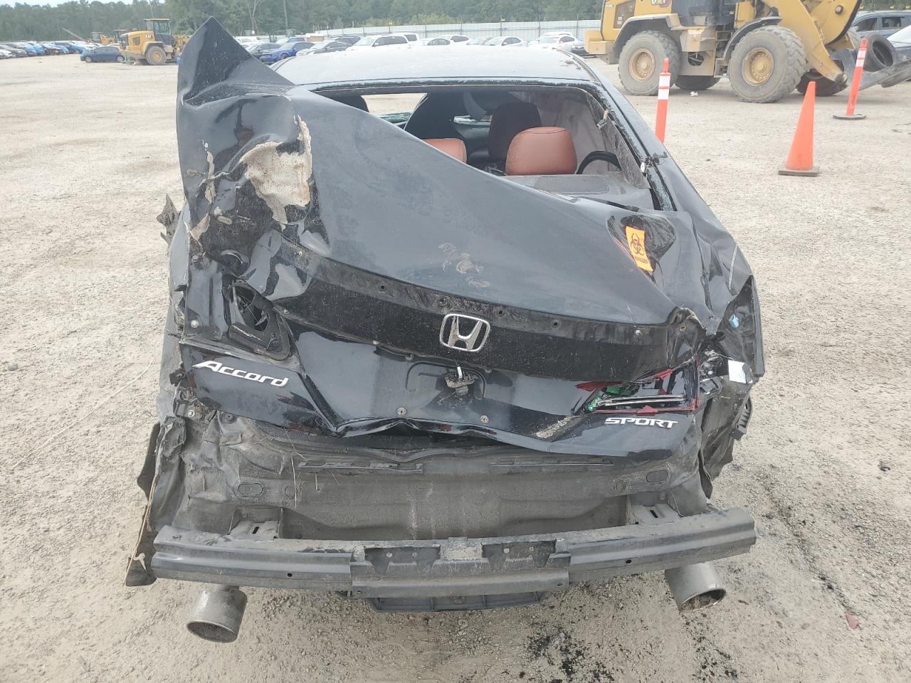 2016 Honda Accord VIN 1HGCR2F50GA169278 Copart auction photo, all over damage thumbnail 6