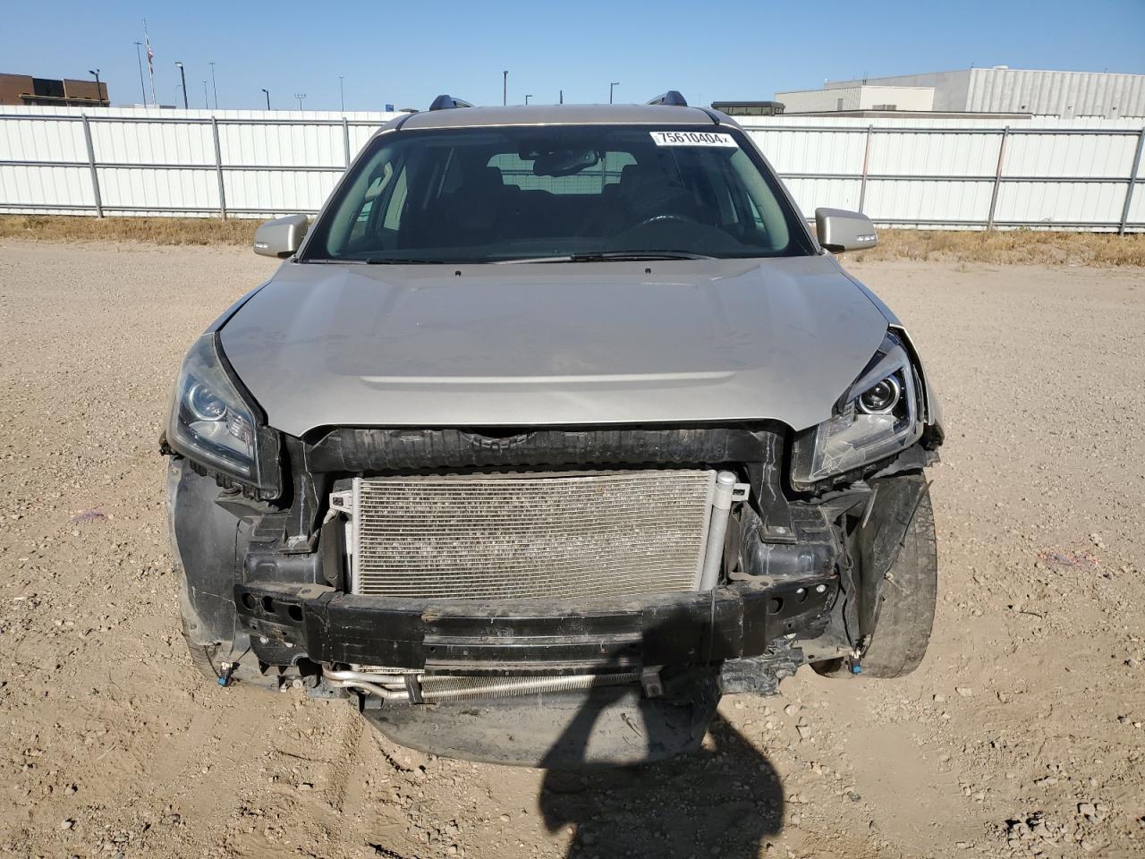 2016 GMC Acadia VIN 1GKKVRKD3GJ141913 Copart auction photo, front end / side damage thumbnail 5