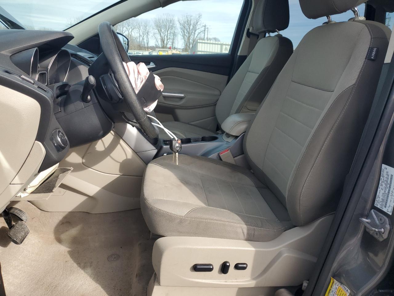 2014 Ford Escape VIN 1FMCU0GX3EUC35508 Copart auction photo, front end / side damage thumbnail 7