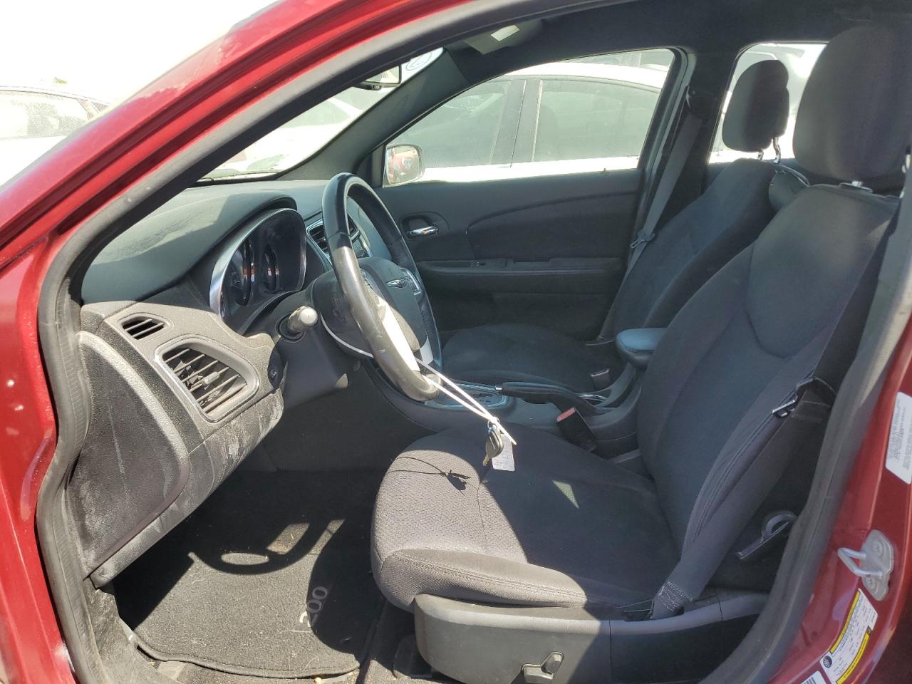 2014 Chrysler 200 VIN 1C3CCBBB0EN198270 Copart auction photo, side damage thumbnail 7