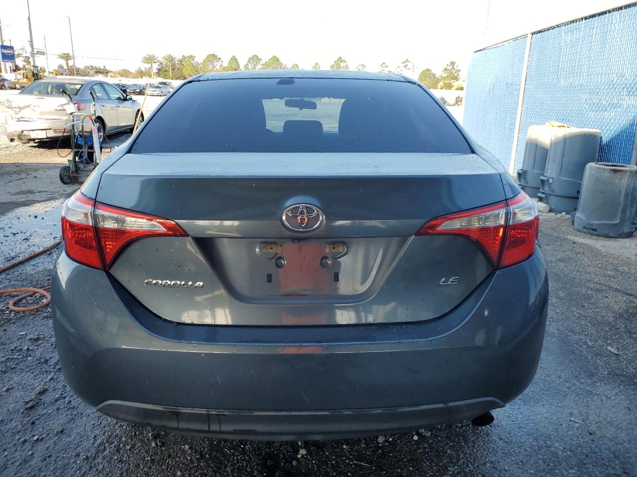 2016 Toyota Corolla VIN 5YFBURHE3GP378217 Copart auction photo, front end / side damage thumbnail 6