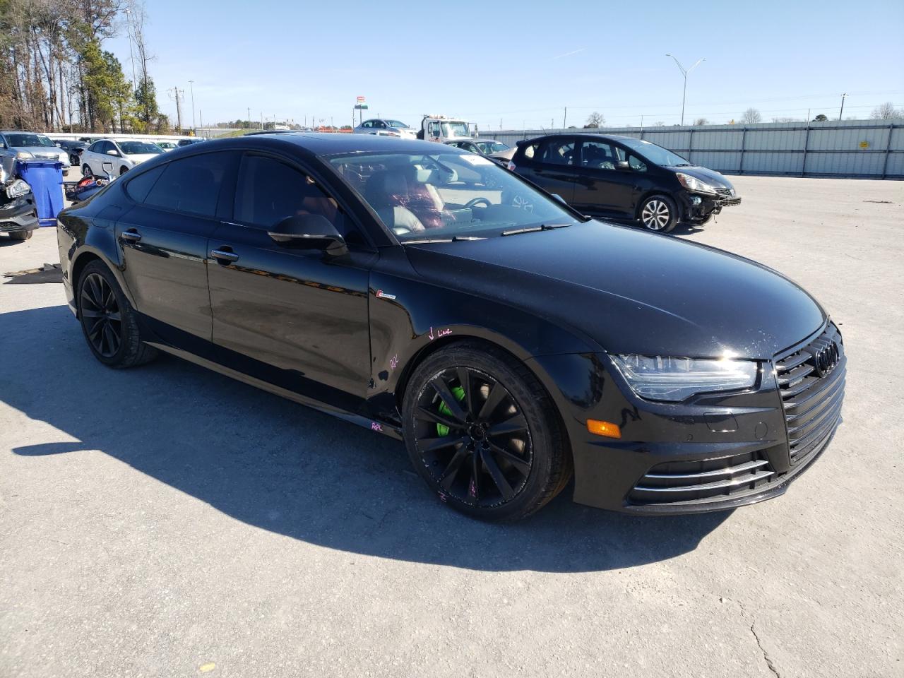 2016 Audi A7 VIN WAUWGAFC3GN006981 Copart auction photo, front end damage thumbnail 4