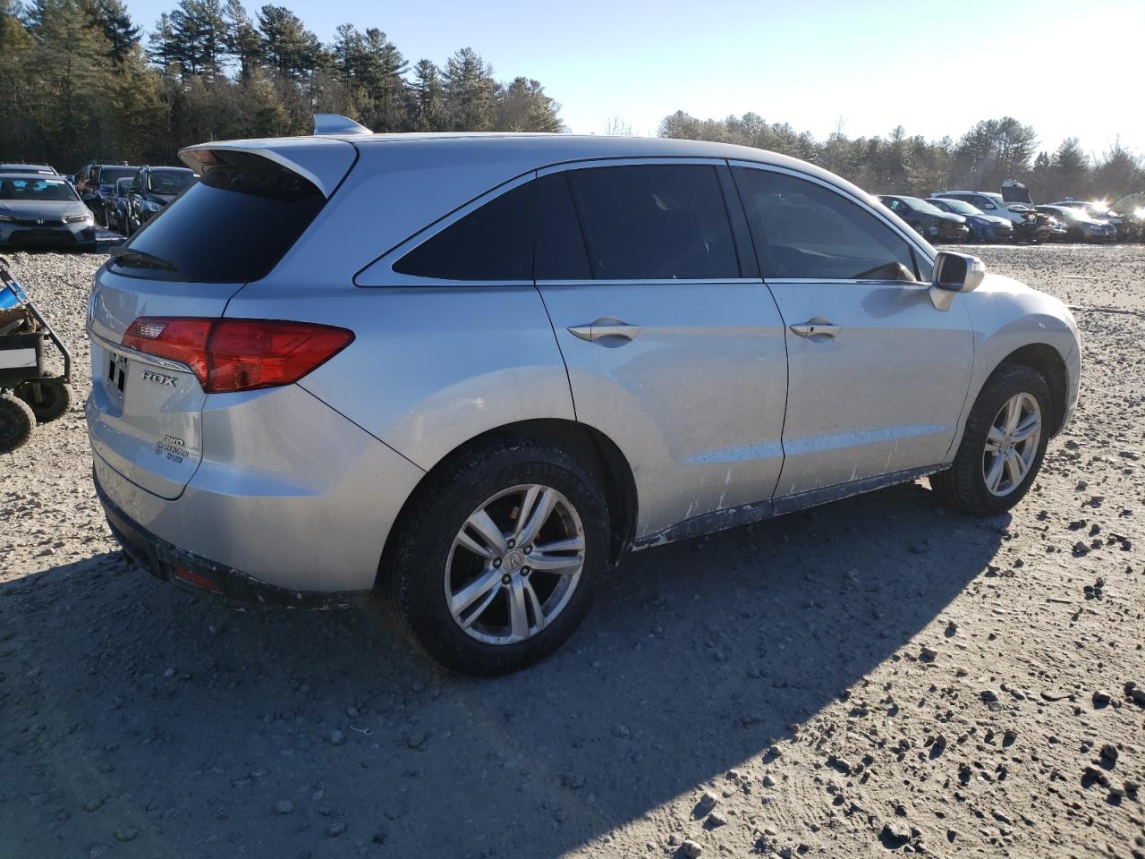 2013 Acura RDX VIN 5J8TB4H57DL022937 Copart auction photo, side damage thumbnail 3