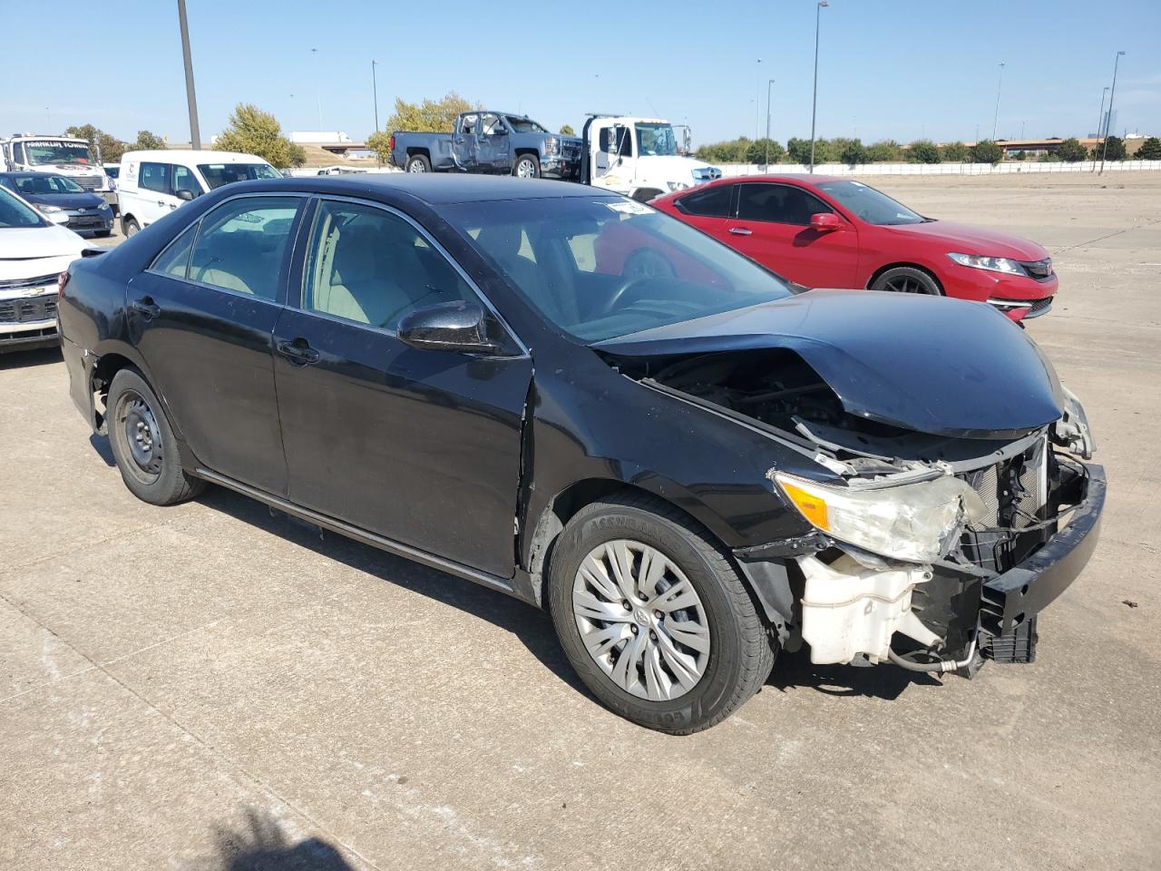 2012 Toyota Camry VIN 4T1BF1FK1CU007179 Copart auction photo, front end / rear end damage thumbnail 4
