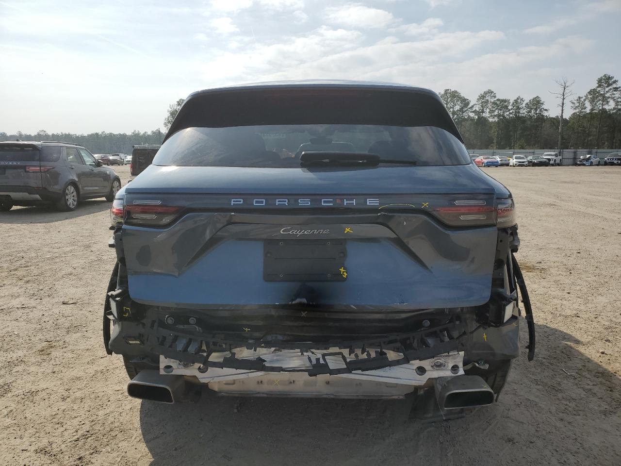 2019 Porsche Cayenne VIN WP1AA2AY4KDA04113 Copart auction photo, all over damage thumbnail 6