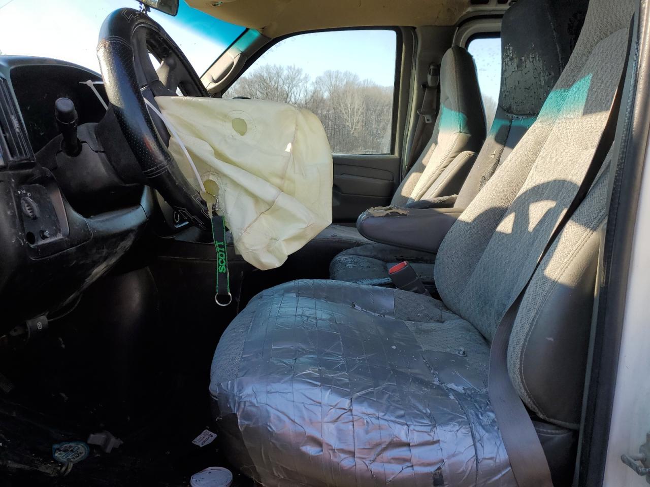 2007 Chevrolet Express VIN 1GCGG29V771139891 Copart auction photo, front end / side damage thumbnail 7