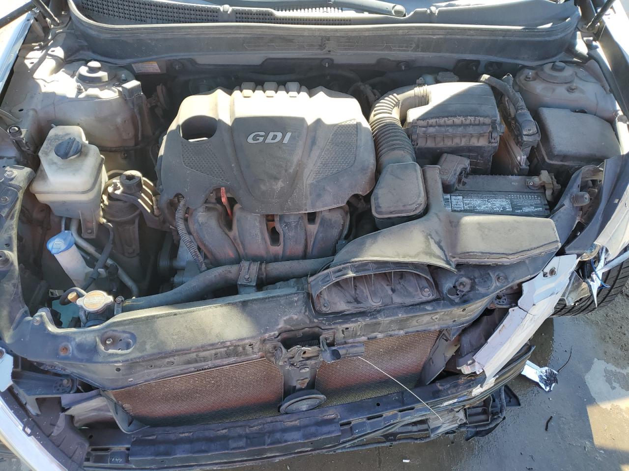 2011 Hyundai Sonata VIN 5NPEB4AC3BH045035 Copart auction photo, front end / side damage thumbnail 11