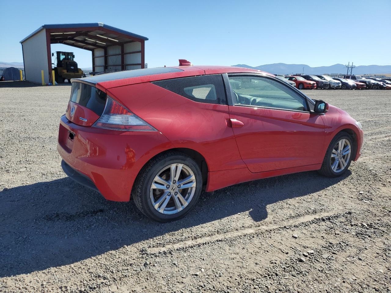 2011 Honda CR-Z VIN JHMZF1C60BS013669 Copart auction photo, front end / side damage thumbnail 3