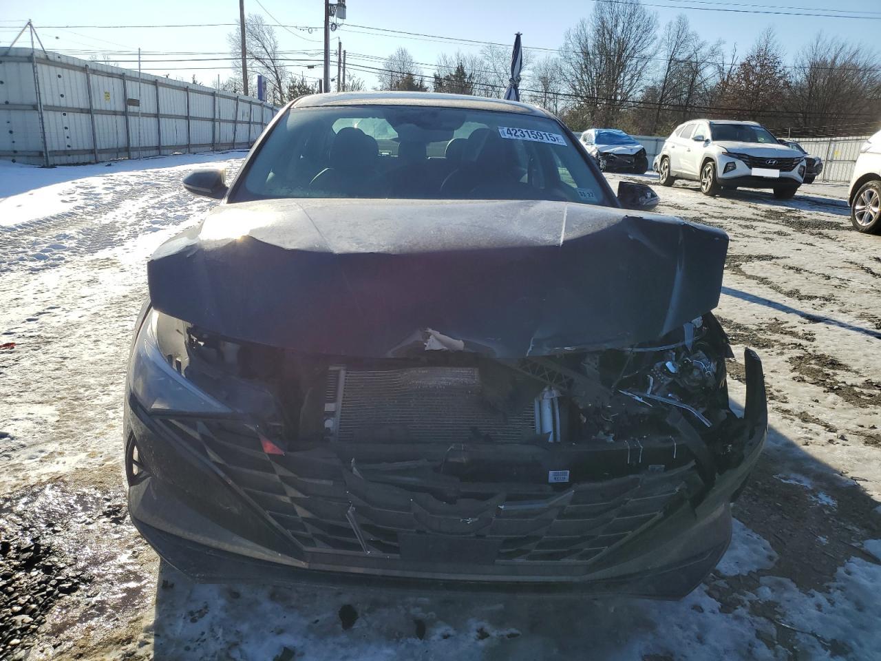 2023 Hyundai Elantra VIN KMHLN4AJXPU046687 Copart auction photo, front end damage thumbnail 5