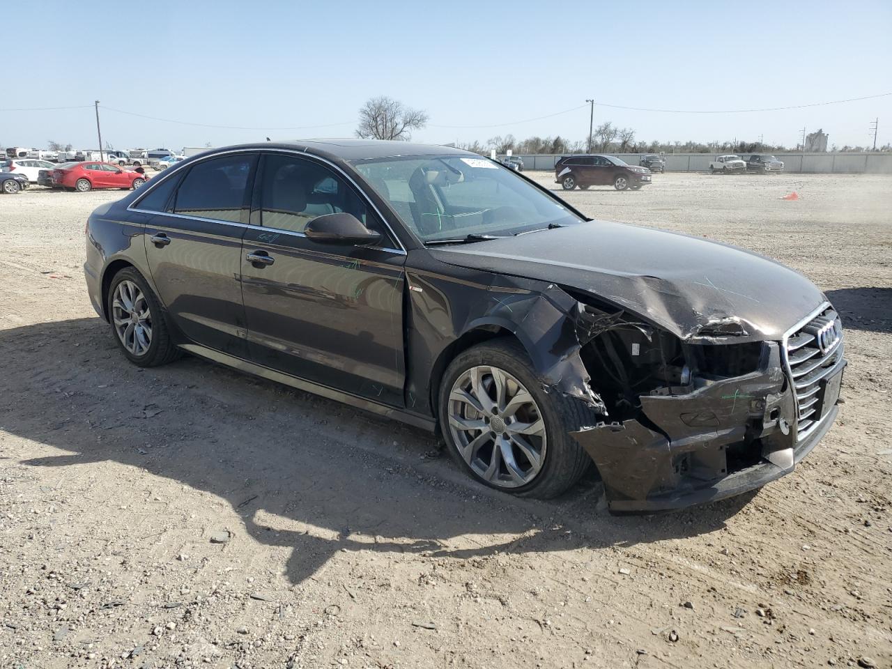 2017 Audi A6 VIN WAUD8AFCXHN127416 Copart auction photo, front end / minor dent/scratches damage thumbnail 4
