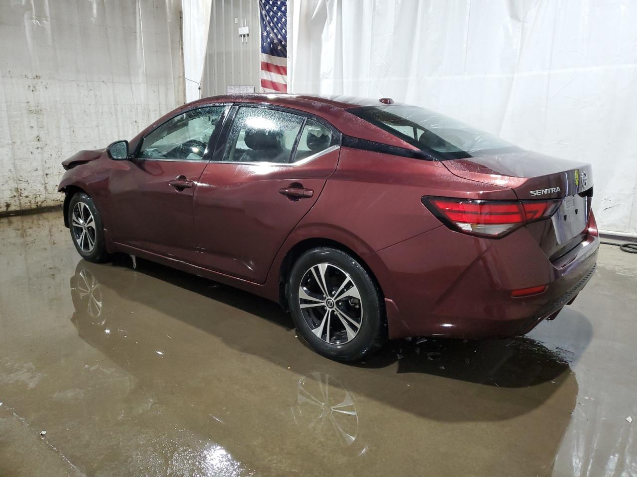 2022 Nissan Sentra VIN 3N1AB8CV5NY236986 Copart auction photo, front end / side damage thumbnail 4
