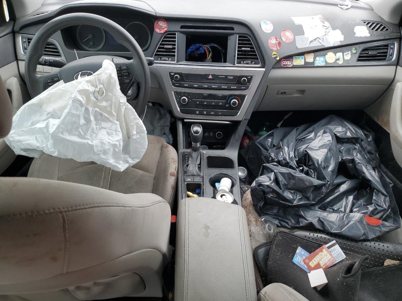 2016 Hyundai Sonata VIN 5NPE34AF5GH294130 Copart auction photo, all over / front end damage thumbnail 8