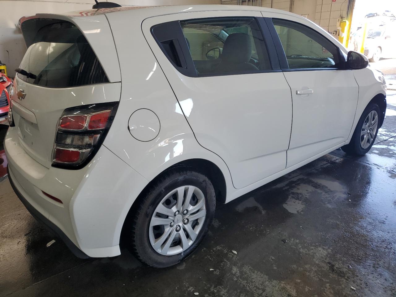 2017 Chevrolet Sonic VIN 1G1JG6SH4H4176861 Copart auction photo, front end / hail damage thumbnail 3