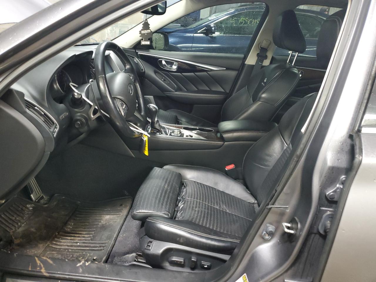 2014 Infiniti Q50 VIN JN1BV7AR5EM700289 Copart auction photo, front end damage thumbnail 7