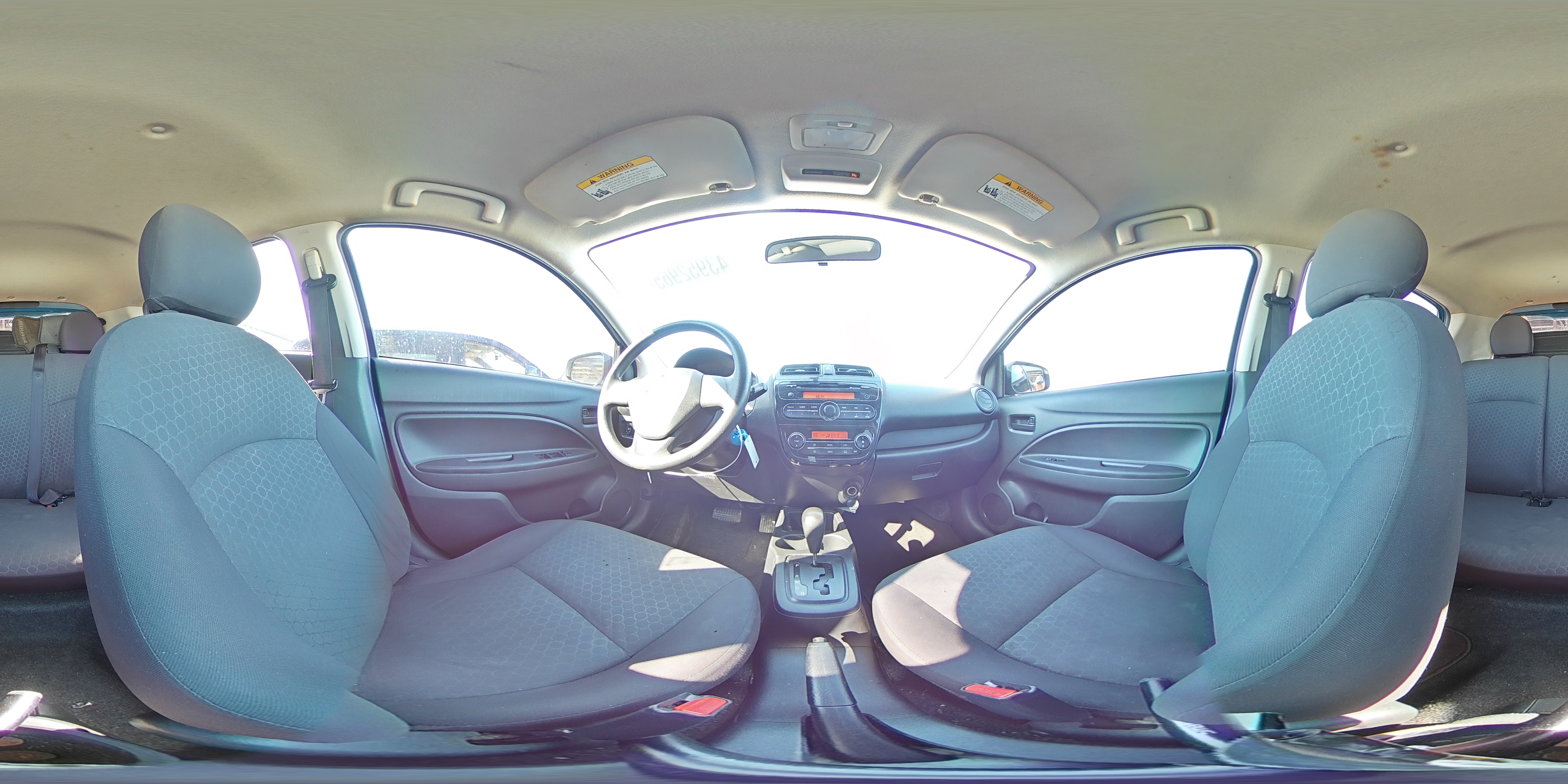 2015 Mitsubishi Mirage VIN ML32A3HJ5FH049373 Copart auction photo, rear end damage thumbnail 14