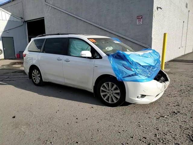 2017 Toyota Sienna VIN 5TDDZ3DC0HS173667 Copart auction photo, front end damage thumbnail 12