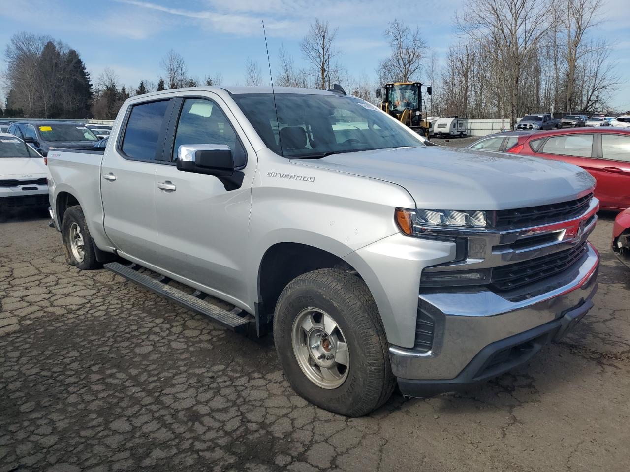 2019 Chevrolet Silverado VIN 1GCUYDED7KZ125086 Copart auction photo, undercarriage damage thumbnail 4