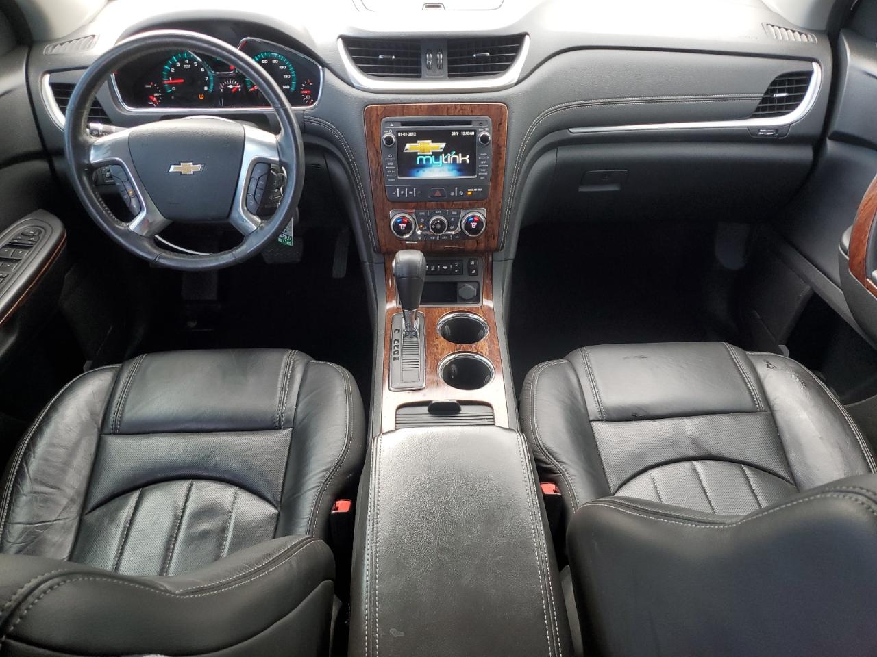 2014 Chevrolet Traverse VIN 1GNKVJKD0EJ270466 Copart auction photo, side / front end damage thumbnail 8